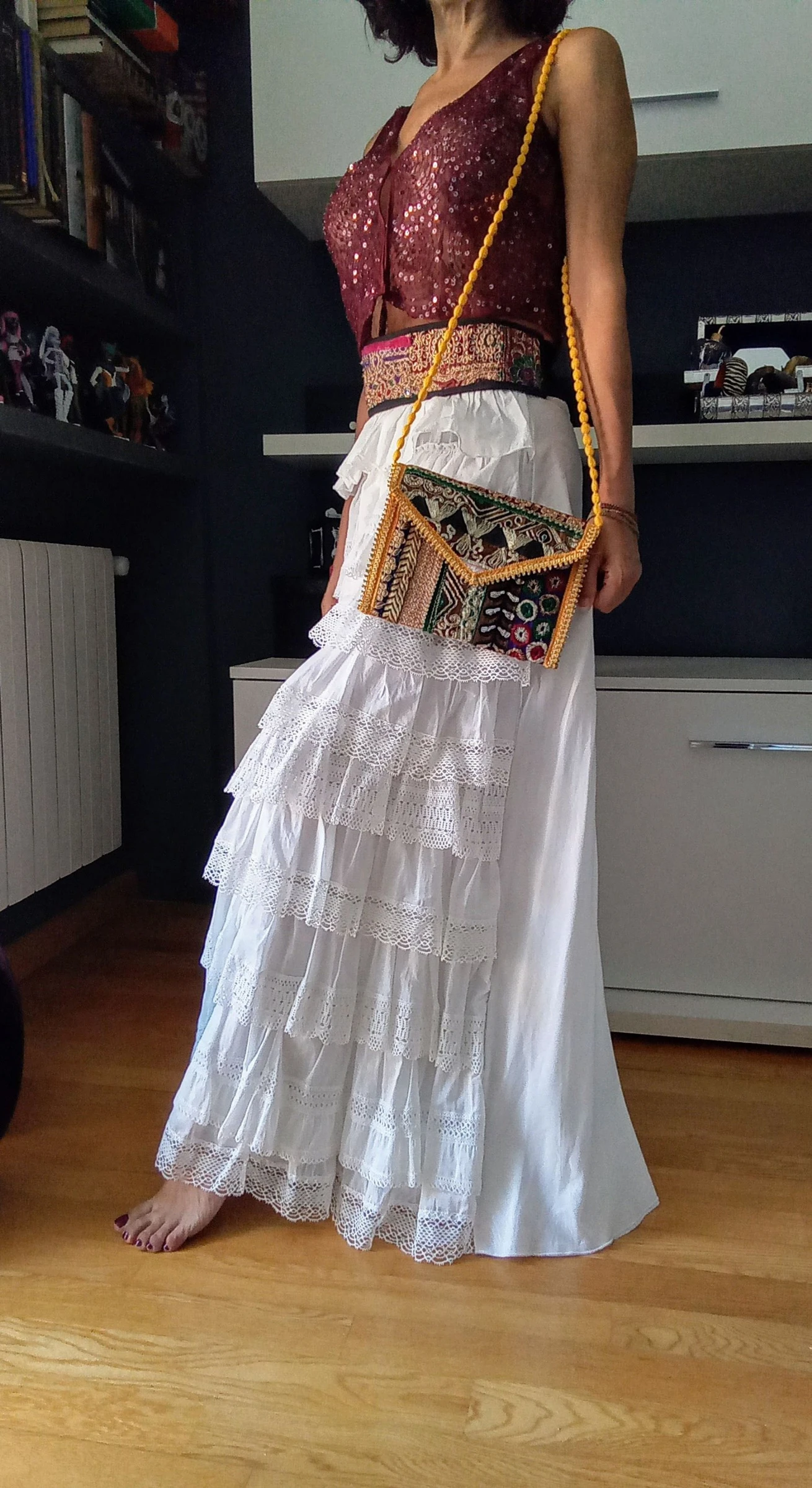 Bolsa India bordada multicolor – photo 17